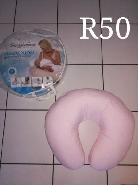 Snuggletime sleep positioner and Snuggletime snuggle pillow