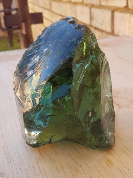 Glass Green Stone