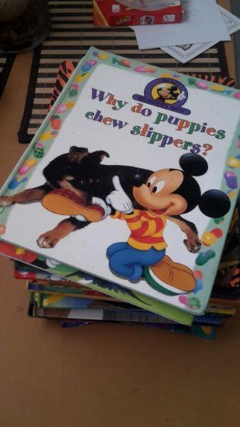 Mickey wonders why book set