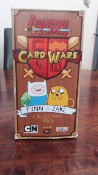Adventur time card wars Finn vs Jake collectors pack