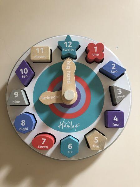 Hamleys clock shape sorter