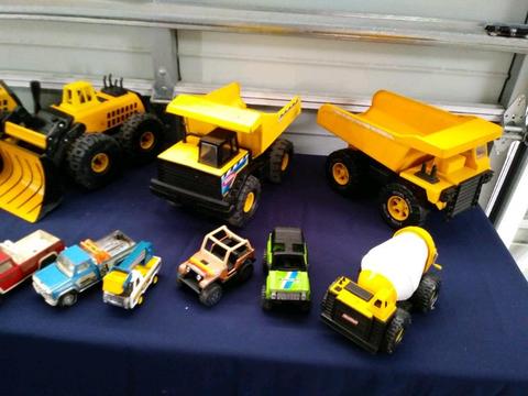 Variety of kiddies trucks