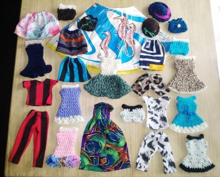 Barbie Doll Clothes Set of 24