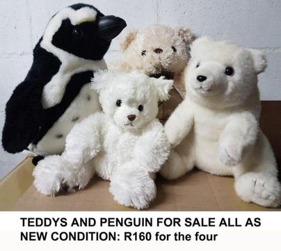 Cuddly Bears For Sale and Collection rubber snakes, lizards and frogs