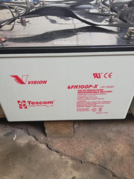 VISION DEEP CYCLE BATTERIES FOR SALE