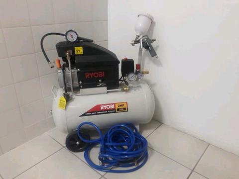 50l compressor with 10m hose and accessories