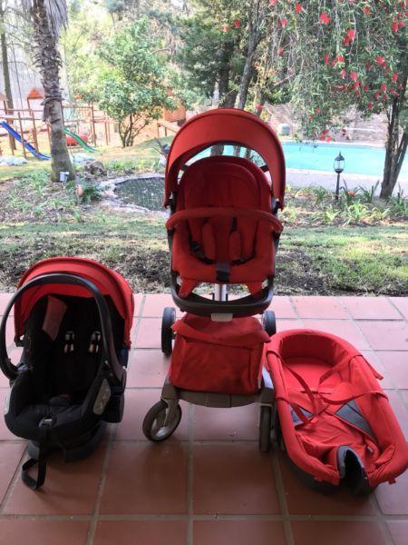 Stokke Stroller, Car Seat and Day Bed