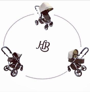 Brown Hello Baby 3in1 travel system