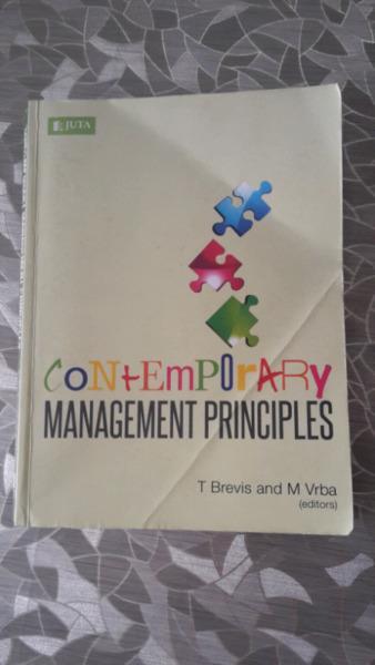 Contemporary management principles