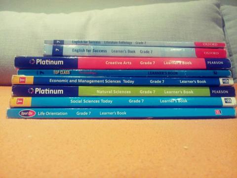 Grade 7 textbooks for sale