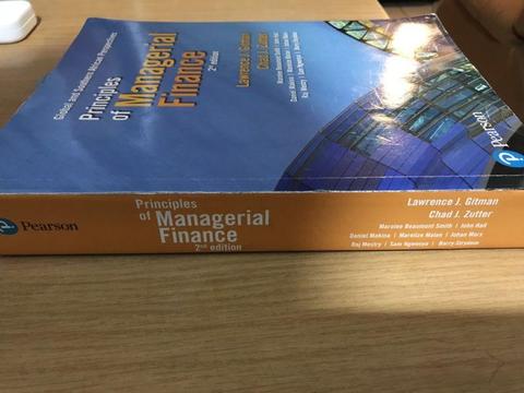 Principles of Financial management Textbook