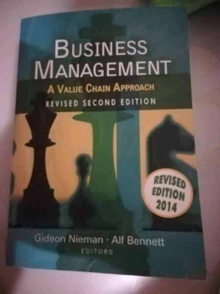 Business management textbook