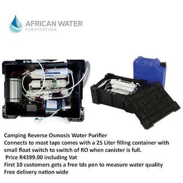 Reverse Osmosis Camping Water Purifier