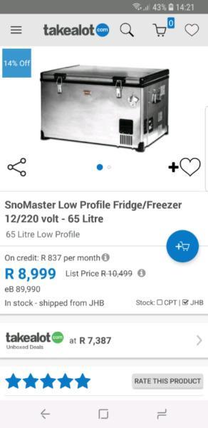 Snomaster 65 L Lowprofile Fridge Freezer