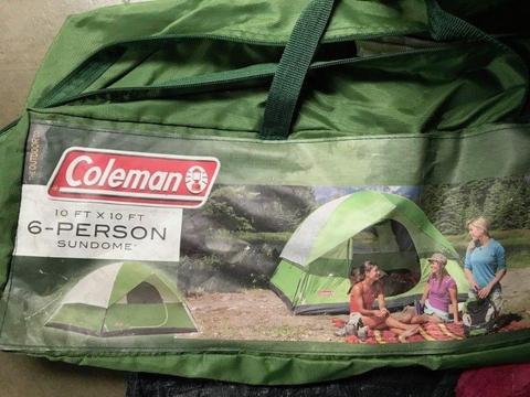 Coleman 6 person tent for sale