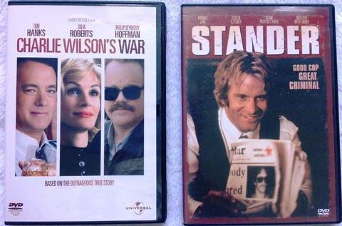 Two DVDs - Stander and Charlie Wilsons War