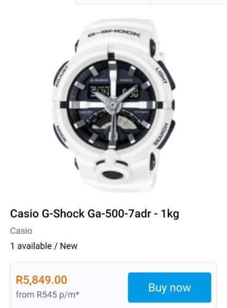 Am Selling a brand new Casio G-SHOCK GA-500-7AER watch for a giveaway Price of R1999