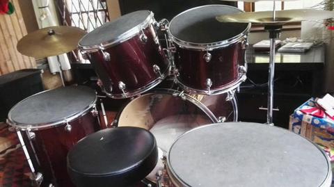 Tornado Drum kit(red wine gloss)