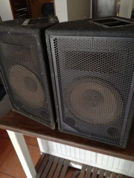 Great Deal! 2 x Mach 175 watt 80hm stage monitors (Used Condition)