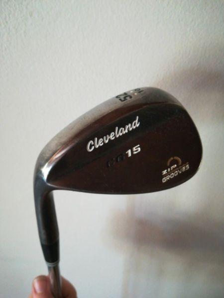 Left Hand Cleveland Cg15 Black Pearl 52* Gap Wedge Steel 52-10 Men