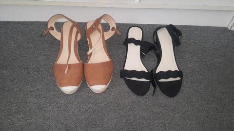 Woolies wedges size 8