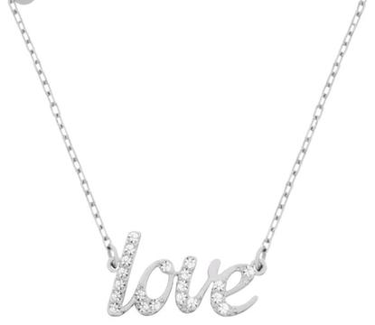 Love engraved necklace