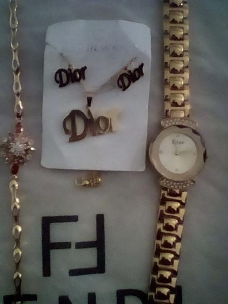 Dior watch and bracelet for sale