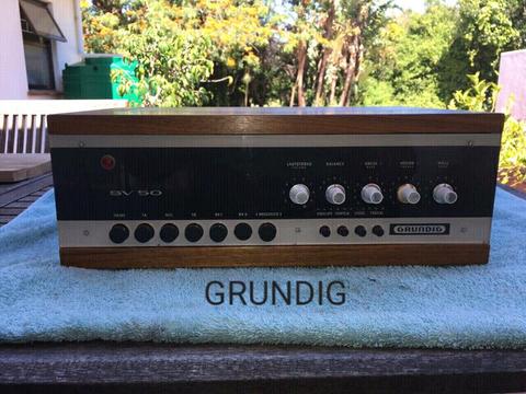 ✔ GRUNDIG Stereo Integrated Amplifier SV-50 (circa 1964)