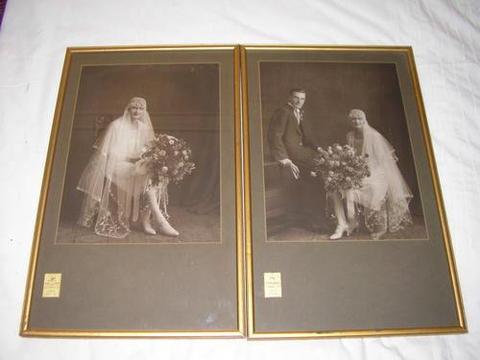 Set Two Art Deco Wedding Photos