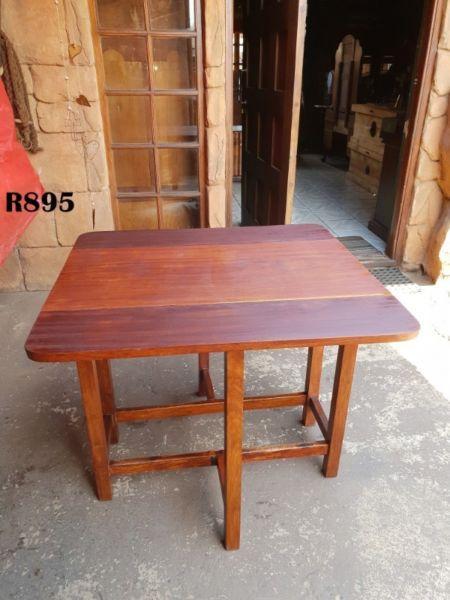 Antique Teak Pembroke Table (925x850x765)