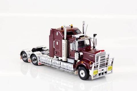1/50th Scale Kenworth C509 Prime Mover with Sleeper Cab - Burgundy
