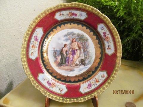 19th-C-ROYAL-VIENNA-Cabinet-Plate-Bee-Hive-Stamp-Signed-F-N-H - Ad posted by BravoLima