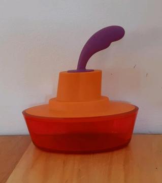 Alessi butter dish in as-new condition