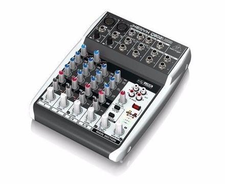 BEHRINGER XENYX Q802USB *NEW WITH FULL 12 MONTH WARRANTY* www.nxtleveltech.co.za