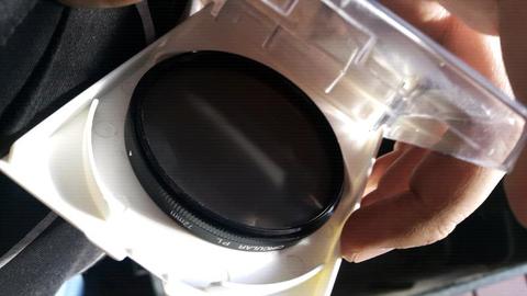 Circular polarized lens 72mm