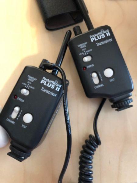 3 x PocketWizard Plus 2 Transceivers