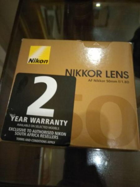 Nikon 50mm F1.8D Lens