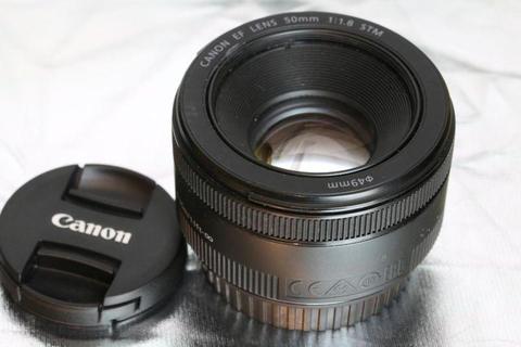 Canon 50mm f1.8 STM prime lens