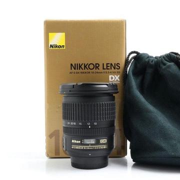 Nikon 10-24mm f3.5-4.5G ED DX Lens