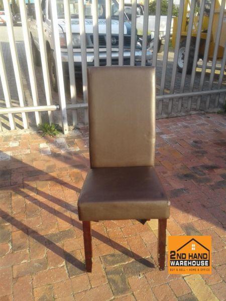 Dark brown dining chair