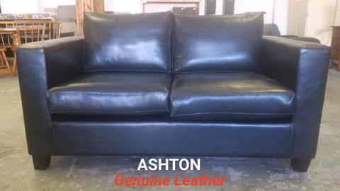 ✔ GORGEOUS!!! Ashton 100% Leather 2 Division Couch