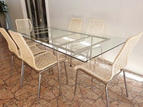 Stylish Weylandts 7pc Dining Room Suite, 6 x Chairs plus Table in Excellent Condition, Pinelands