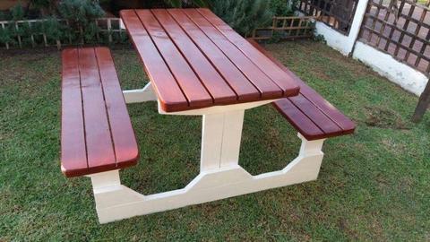 PATIO BENCHES and OUTDOOR FURNITURE, FULL PRICE LIST--- CATALOGUE visit --- WWW.VMBENCHES.CO.ZA