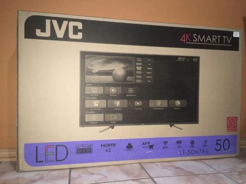 BRAND NEW JVC 50 INCH 4K SMART TV