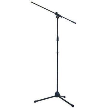 MS100 Pro Audio Universal Microphone stand tripod with boom in Black GJ