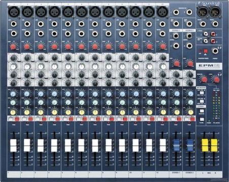 Soundcraft EPM12 12-Channel Mixer *NEW WITH FULL 12 MONTH WARRANTY* www.nxtleveltech.co.za