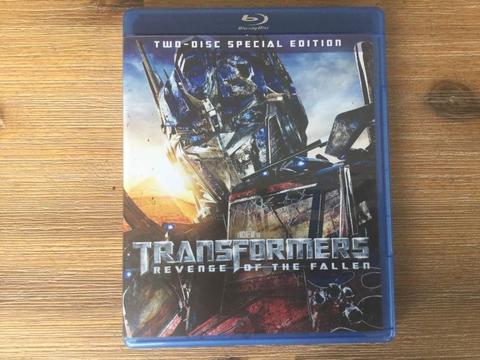 Transformers revenge of the fallen blu ray 2 disk special