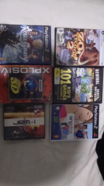 PC and Playstation 2 games