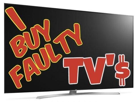 I Buy Faulty Flat Screen LED,3D,LCD Or CURVED TV'$(Get Cash Today)