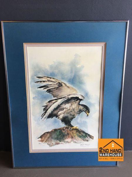 Mountain Bird Framed Wall Painting